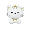 Folienballon, Weiße Katze,  52cm