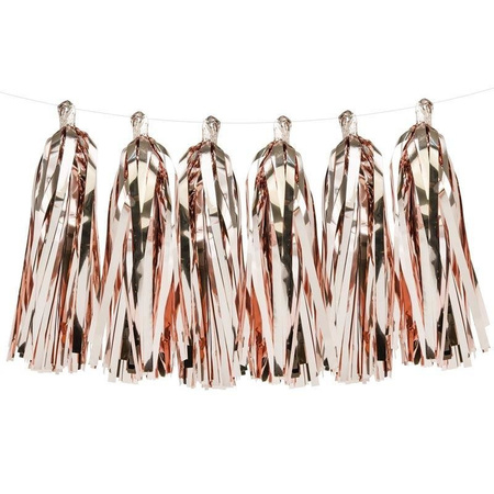 Garland fringes, Rose Gold - pink gold