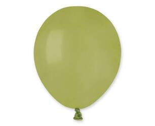 Balony lateksowe pastelowe zielone oliwkowe 98, 12cm, 100 szt.