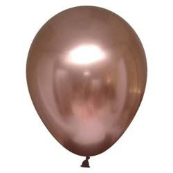 Balony lateksowe Rose Gold, Decorator Satin Luxe Chrome Rose Copper, 28cm, 50 szt.