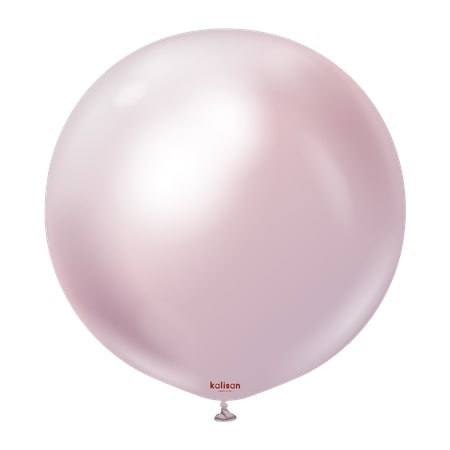 Latex Balloons Kalisan Mirror Pink Gold, 45cm, 25 pcs.