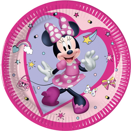 Minnie Mouse Teller 20 cm, 8 Stück.