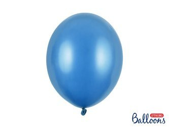 Balony Strong, Metaliczne Granatowe Niebieskie 30cm, 100 szt.