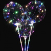 Balloons transparent sticks LED BOBO, pipe 80 cm / 1 pcs.