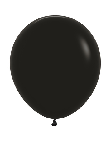 Balony lateksowe Sempertex, Black, 60cm, 1szt.