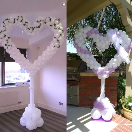 HEART Ständer für Luftballondekoration, 144 cm