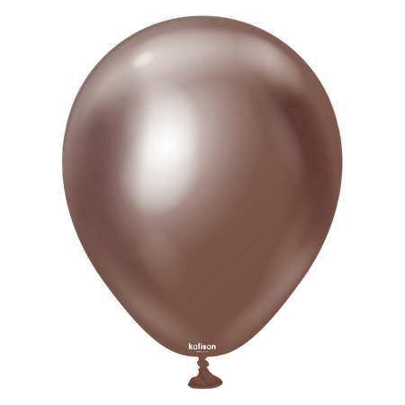 Latex Balloons Mirror Chocolate, 45cm, 25 pcs.