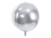Foil balloon ball, 40cm, silver