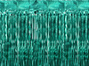 Foil Satin Party Curtain – Bottle Green, 100x200 cm