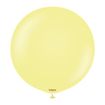 Latex Balloons Kalisan Macaron Yellow, 45cm, 25 pcs.