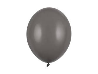 Balony lateksowe Strong, Ciemno Szare, Pastel Grey, 30cm, 50 szt.