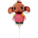Foil Balloon Sula the Elephant on a Stick, 29cm