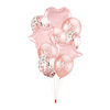 Satz von Rose Gold She Said Yes, Verlobung Ballons 10pcs