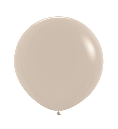 Sempertex Latex Balloons White Sand 60cm, 10 pcs