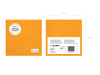 Paper napkins Light Orange 33x33cm 20 pcs