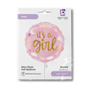 Balon Foliowy - Różowy It's A Girl 46cm