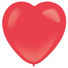Rote Herzen Latex-Ballons, Gemar Rot, 26cm, 50 Stk.