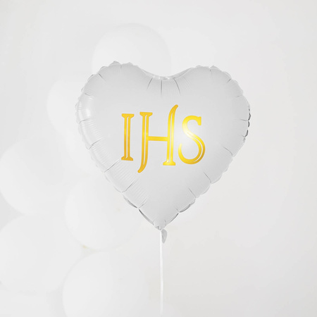 Holy Communion foil balloon, dove 45 cm