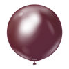 Balony lateksowe Mirror Burgundy, 45 cm, 1 szt.