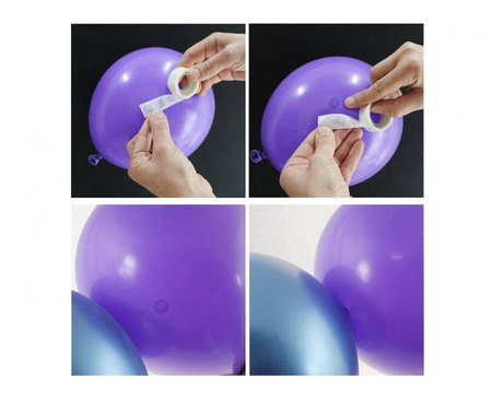 Double-sided glue dots, transparent, 12mm, 1000 pcs.