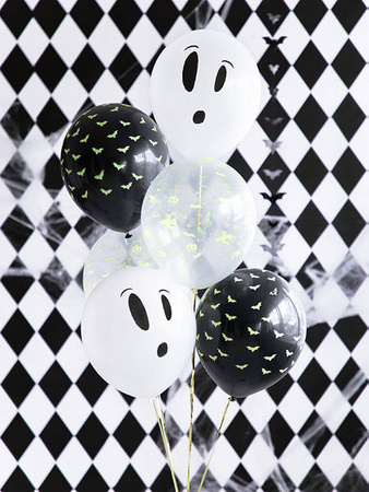 UV balloons Halloween Boo!, Mix, 27cm, 3 pcs