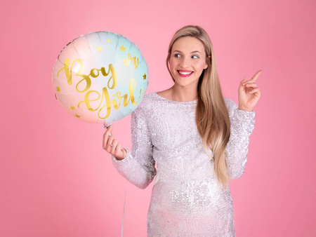 Balon foliowy Boy or Girl, 35cm
