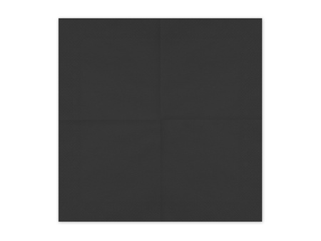 Papierservietten Schwarz 33x33cm 20 St