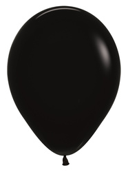 Balony lateksowe Sempertex Black, czarne 30cm, 50szt.