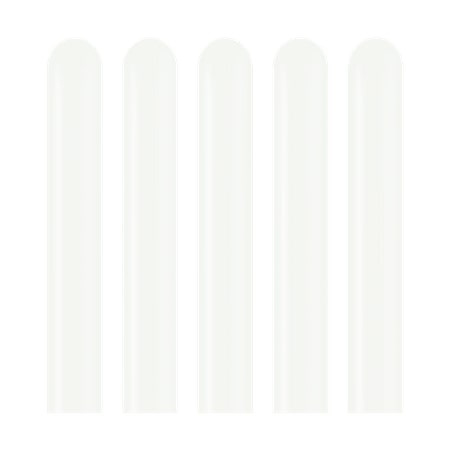 Modeling Balloons 260M, Standard White, 115cm, 100 pieces