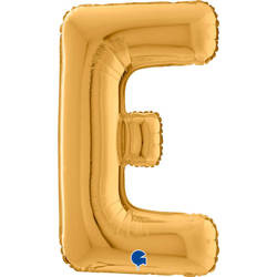 Folienballon Buchstabe E, 66 cm, Gold