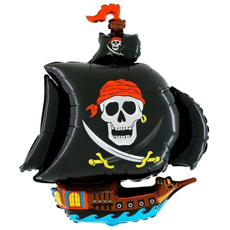 The foil balloon - pirate ship 110 cm Grabo