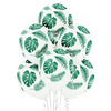 Tropical Leaves latex balloons, 30 cm, 6 pcs