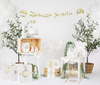 Holy Communion Metallic gold / banner 150 cm