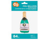 Foil balloon champagne bottle, 73x31 cm