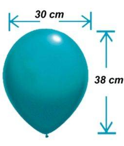 Balony urodzinowe złote "18", 30cm, 10 szt.