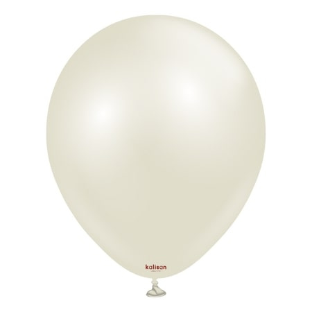Latexballons Kalisan AURA Ivory White, 45cm, 1 Stk.