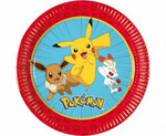 Pappteller Pokémon 20cm 8 Stück