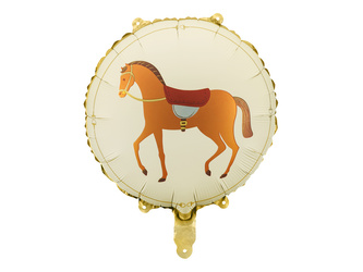 Balon foliowy okrągły Koń, Konik – 45 cm