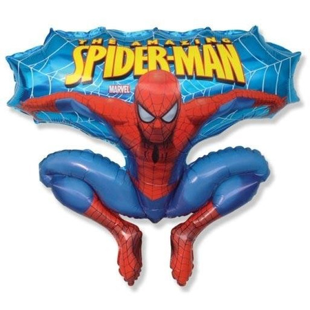 Balon foliowy - Spiderman, 53 cm złoty