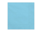 Papierservietten Hellblau 33x33cm 20 St