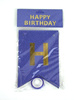 Garland - HAPPY BIRTHDAY banner, holo grenade