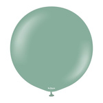 Balony lateksowe Kalisan Retro Sage, zielone, 60cm, 2szt.