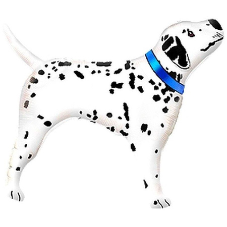 Foil balloon White Dalmatian - 62 cm