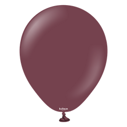 Latex Balloons Standard Burgundy, 45cm, 25 pcs.