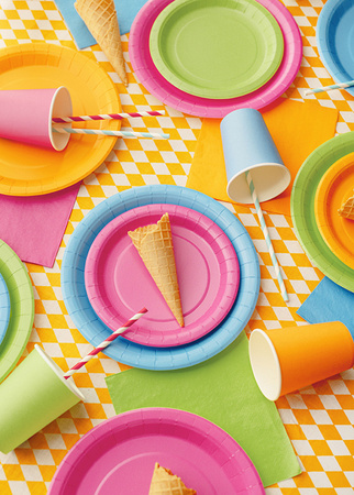 Papierservietten Dunkelrosa 33x33cm 20 St