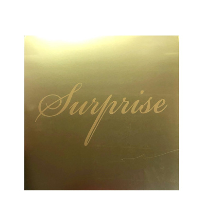 Geschenkbox 'Suprise', Gold, 50x50x50 cm