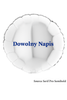 Round foil balloon, white, with a custom message
