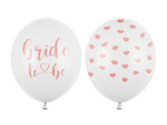 Bride to be latex balloons, pink mix 50 pcs, 30 cm