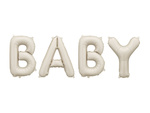 Foil Balloon Baby – beige, 140x43 cm