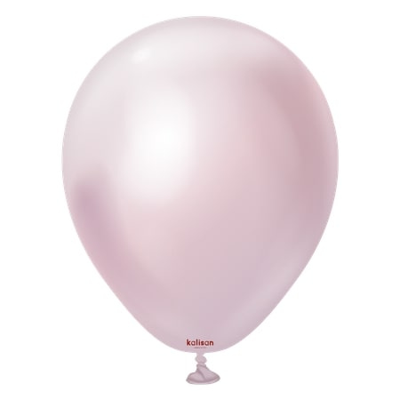 Latex Balloons Mirror Pink Gold, 13cm, 100 pcs.